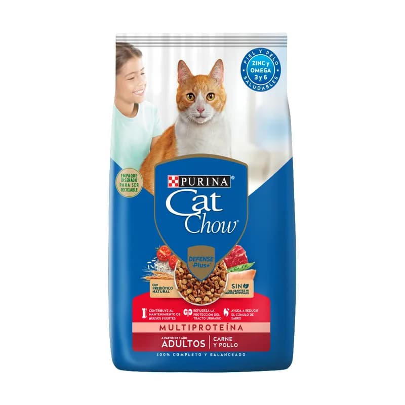 Cat Chow Adulto Pescado/Carne x 8 kg
