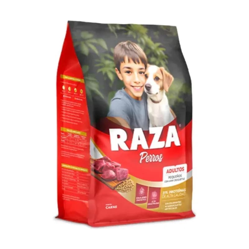 Raza Alimento Para Perros Adultos Carne X 20 Kg
