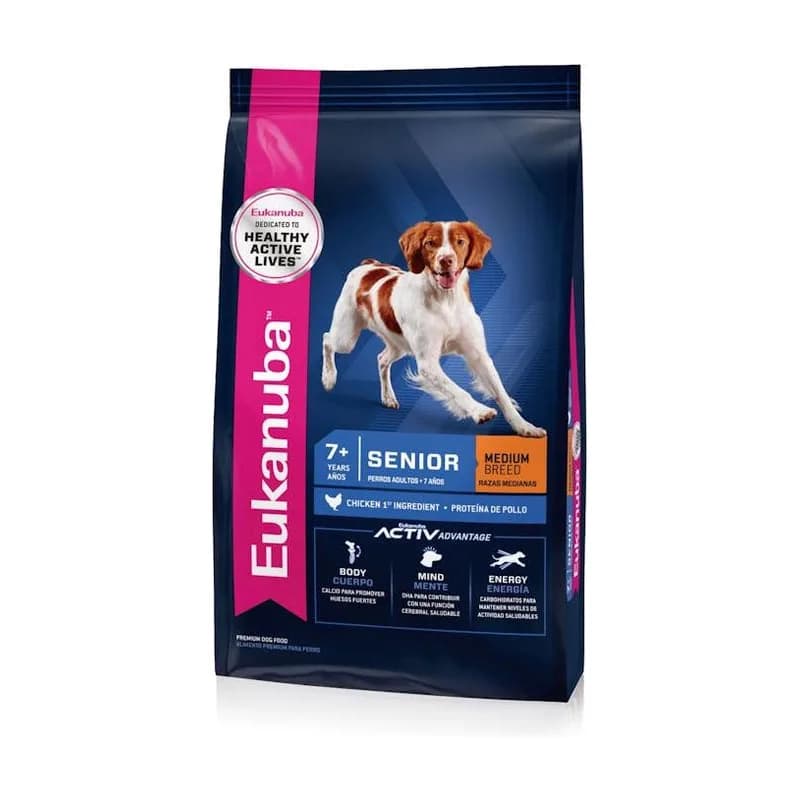 Eukanuba +7 Raza Mediana x 15 kg