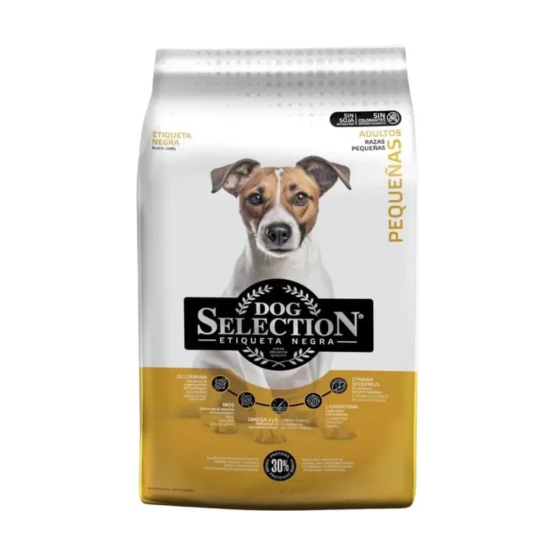 Dog Selection Etiqueta Negra Adulto Raza Pequeña x 15 kg
