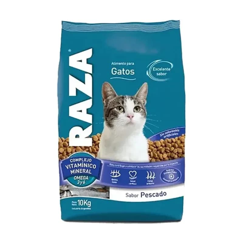 Raza Gato Pescado/Pollo x 10 kg