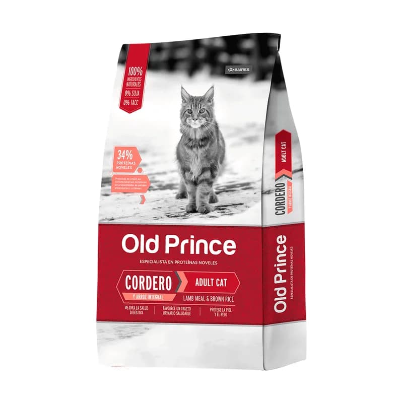 Old Prince Gato Adulto Cordero y Arroz 7.5 kg