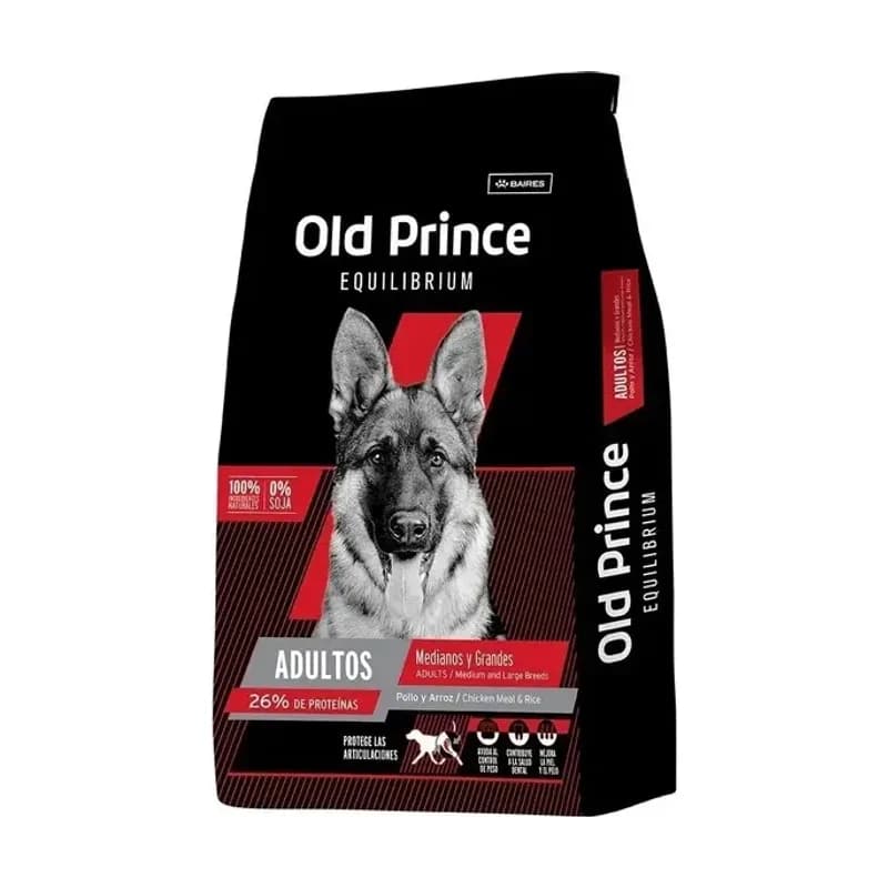 Old Prince Equilibrio Adulto Mediana y Grande x 20 kg