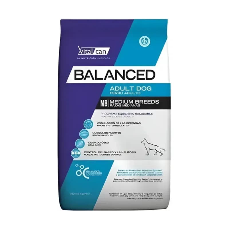 Balanced Adulto Raza Mediana x 20 kg