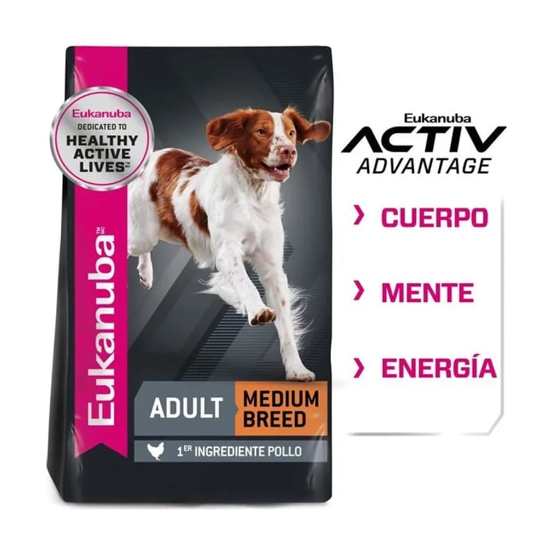 Eukanuba Adulto Mediana x 15 kg